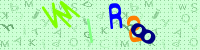 Blue Captcha Image