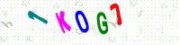 Blue Captcha Image