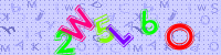Blue Captcha Image