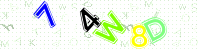 Blue Captcha Image