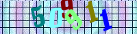Blue Captcha Image