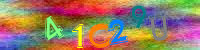 Blue Captcha Image