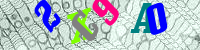 Blue Captcha Image