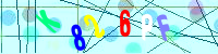 Blue Captcha Image
