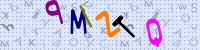 Blue Captcha Image