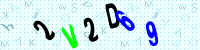 Blue Captcha Image