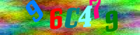 Blue Captcha Image