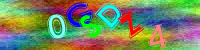 Blue Captcha Image