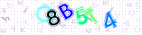 Blue Captcha Image