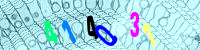 Blue Captcha Image