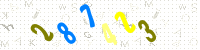 Blue Captcha Image
