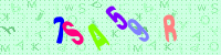 Blue Captcha Image