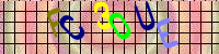 Blue Captcha Image