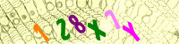 Blue Captcha Image