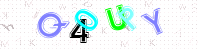 Blue Captcha Image