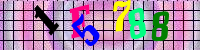 Blue Captcha Image