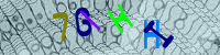 Blue Captcha Image