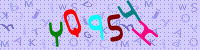 Blue Captcha Image