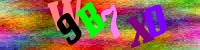Blue Captcha Image