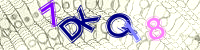 Blue Captcha Image