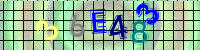 Blue Captcha Image