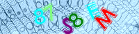 Blue Captcha Image