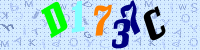 Blue Captcha Image