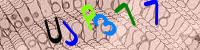 Blue Captcha Image