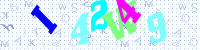 Blue Captcha Image