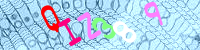 Blue Captcha Image