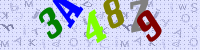 Blue Captcha Image