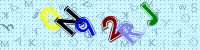 Blue Captcha Image