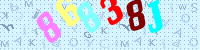 Blue Captcha Image