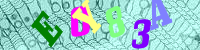 Blue Captcha Image