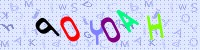 Blue Captcha Image