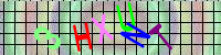 Blue Captcha Image