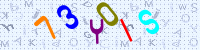 Blue Captcha Image
