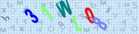 Blue Captcha Image