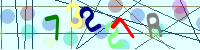 Blue Captcha Image