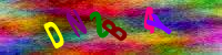 Blue Captcha Image