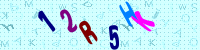 Blue Captcha Image