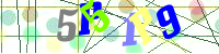 Blue Captcha Image