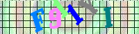 Blue Captcha Image