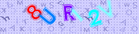 Blue Captcha Image
