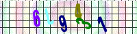 Blue Captcha Image