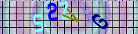 Blue Captcha Image