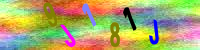 Blue Captcha Image