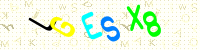 Blue Captcha Image