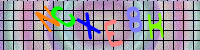 Blue Captcha Image