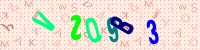 Blue Captcha Image